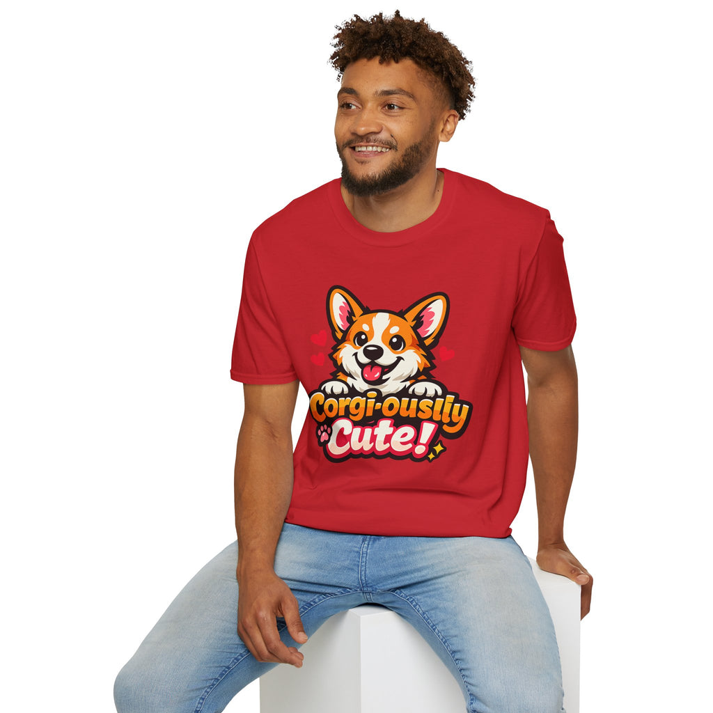 Corgi-ously Cute! Corgi Graphic T-Shirt