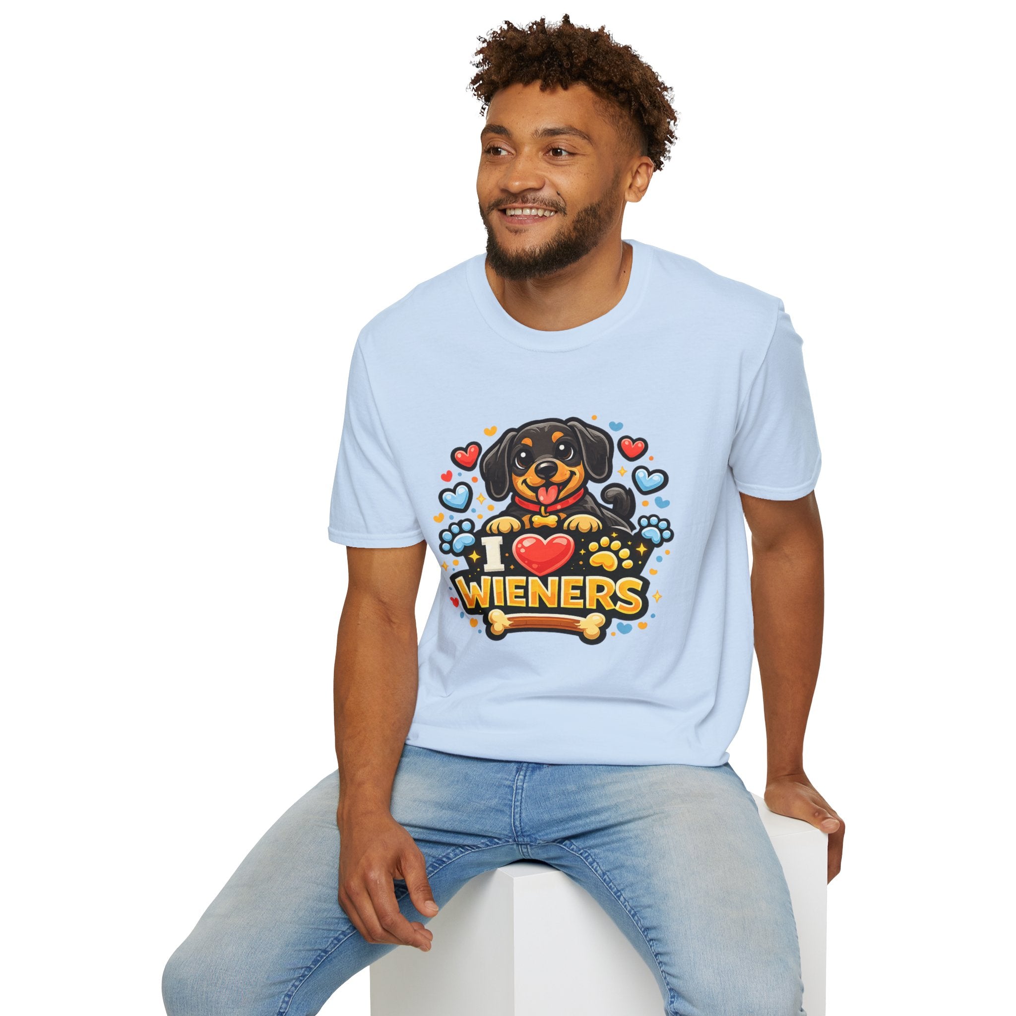 I Heart Wieners T-Shirt — Cute Dachshund Dog Lover Tee