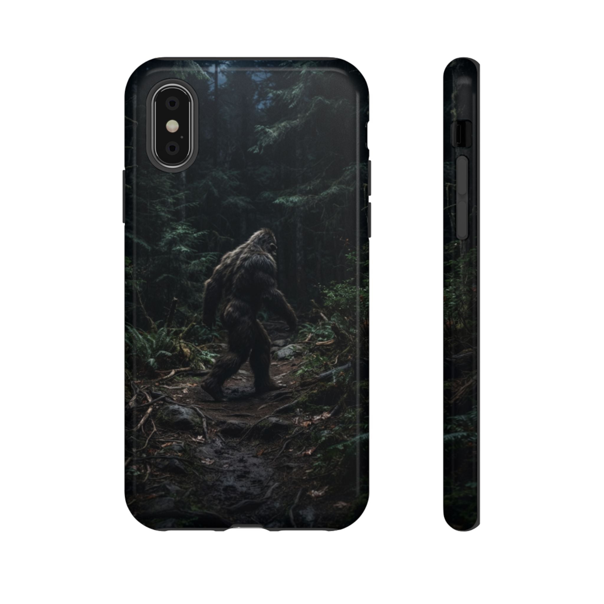 Bigfoot Forest Phone Case — Sasquatch Woodland Protective Cover
