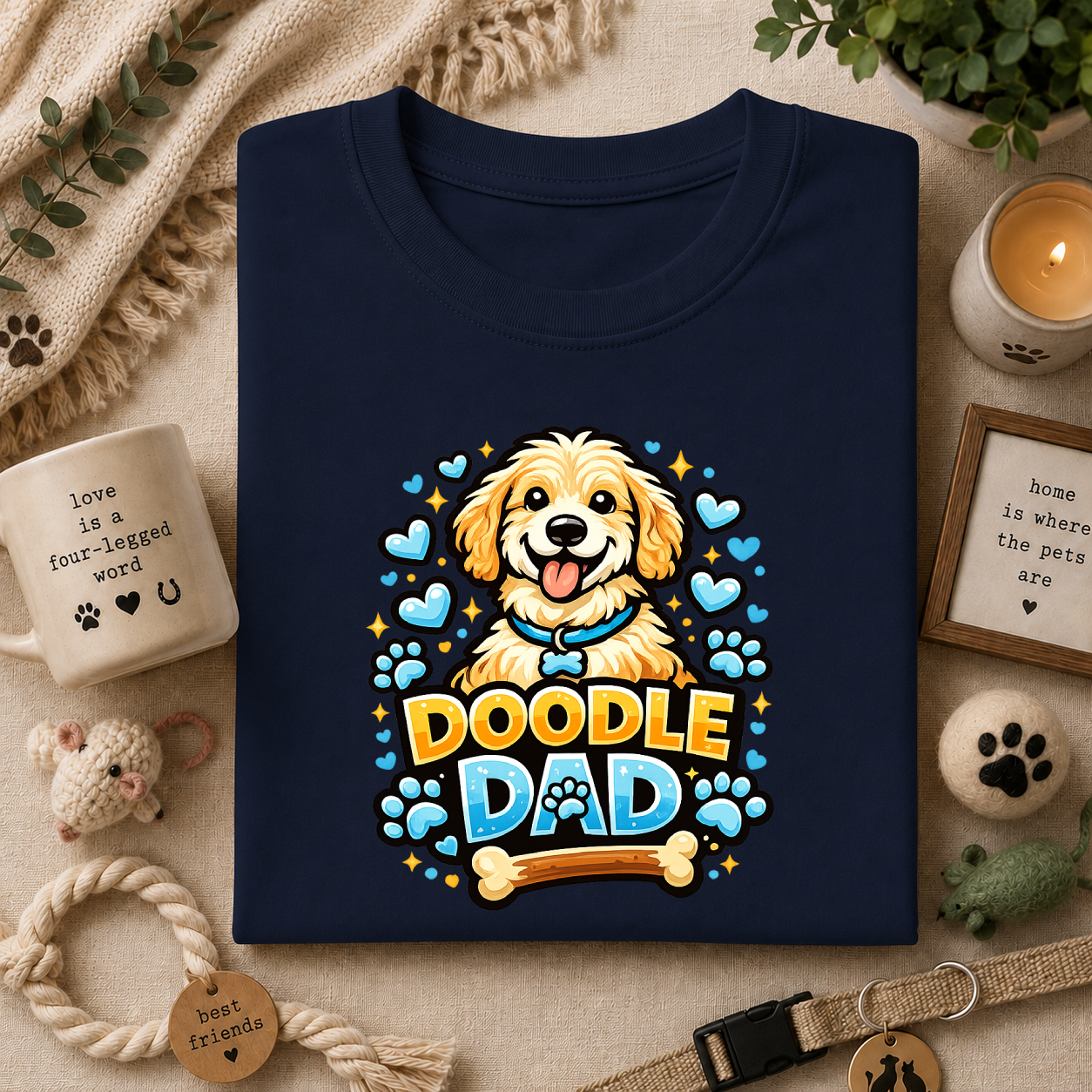 Doodle Dad T-Shirt — Cute Goldendoodle Dog Dad Tee