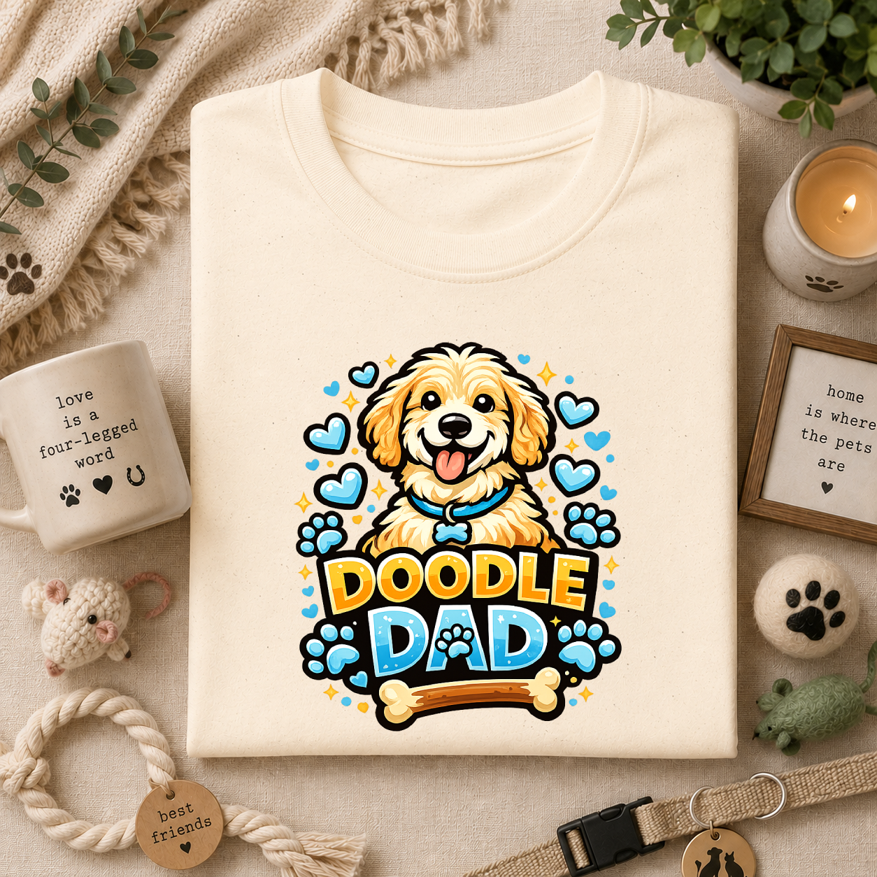 Doodle Dad T-Shirt — Cute Goldendoodle Dog Dad Tee