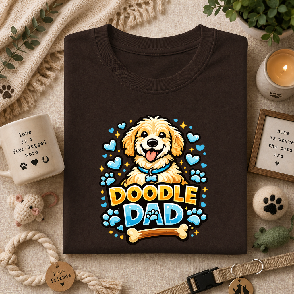 Doodle Dad T-Shirt — Cute Goldendoodle Dog Dad Tee