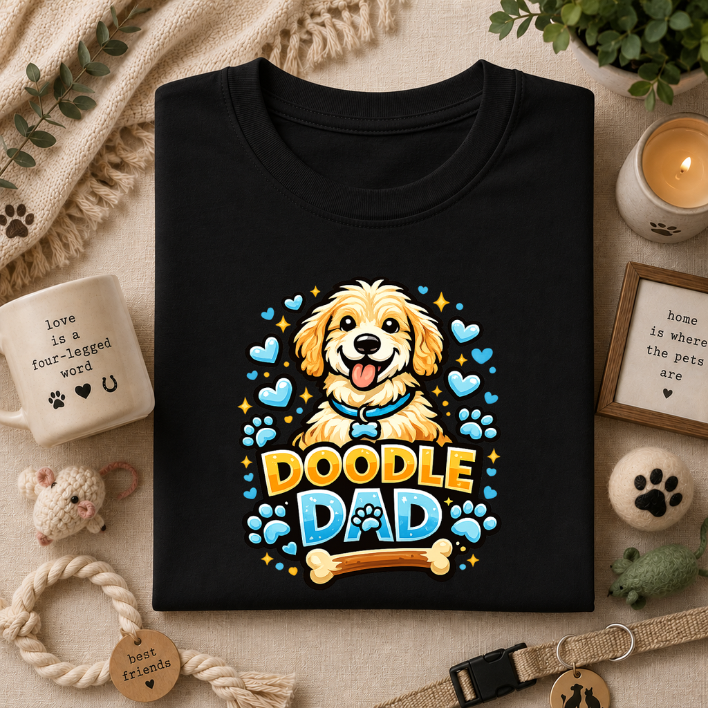 Doodle Dad T-Shirt — Cute Goldendoodle Dog Dad Tee