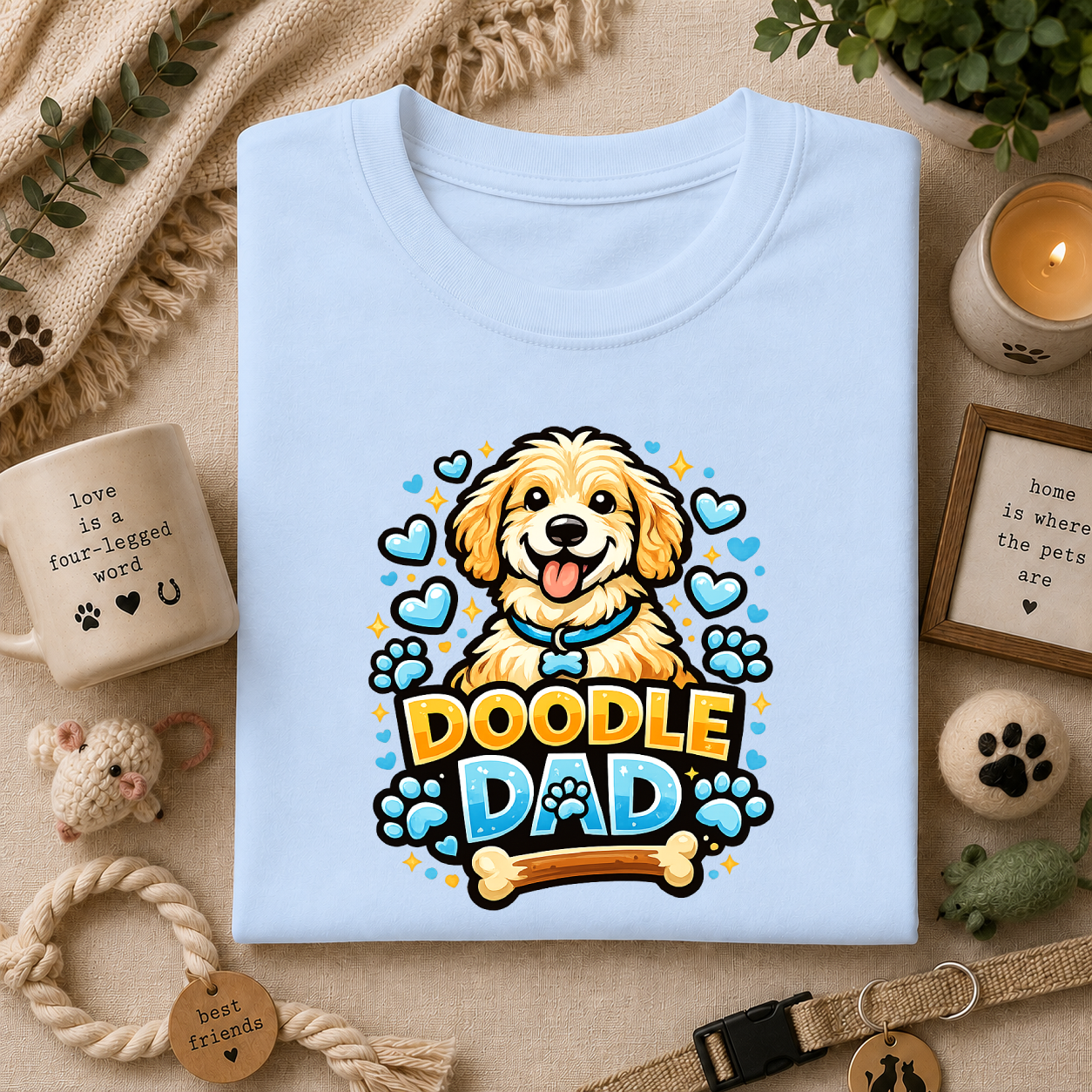 Doodle Dad T-Shirt — Cute Goldendoodle Dog Dad Tee