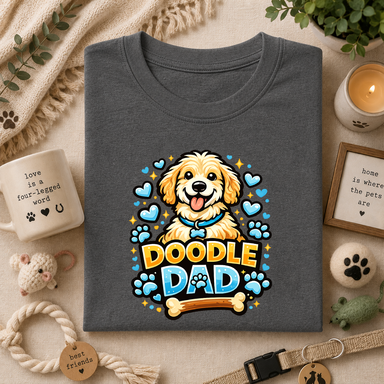 Doodle Dad T-Shirt — Cute Goldendoodle Dog Dad Tee