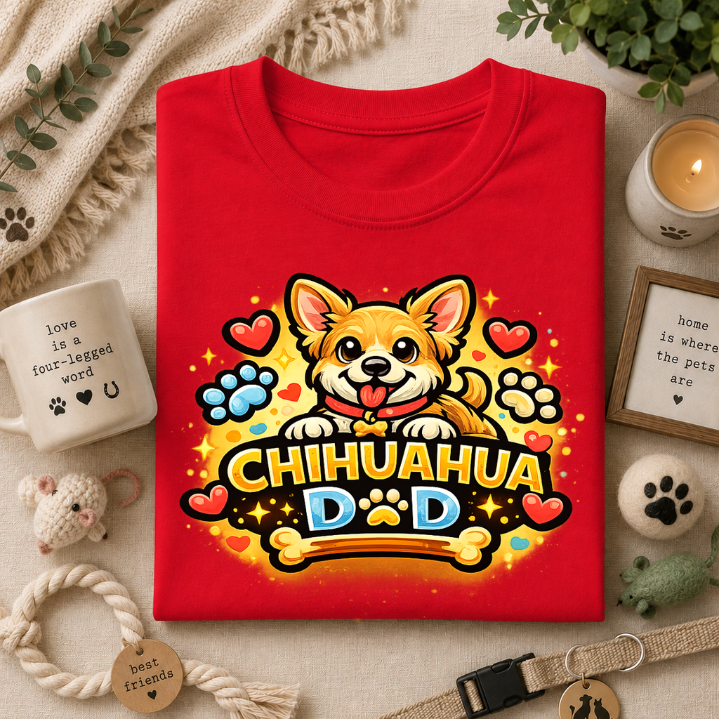 Chihuahua Dad T-Shirt — Dog Dad Love Tee