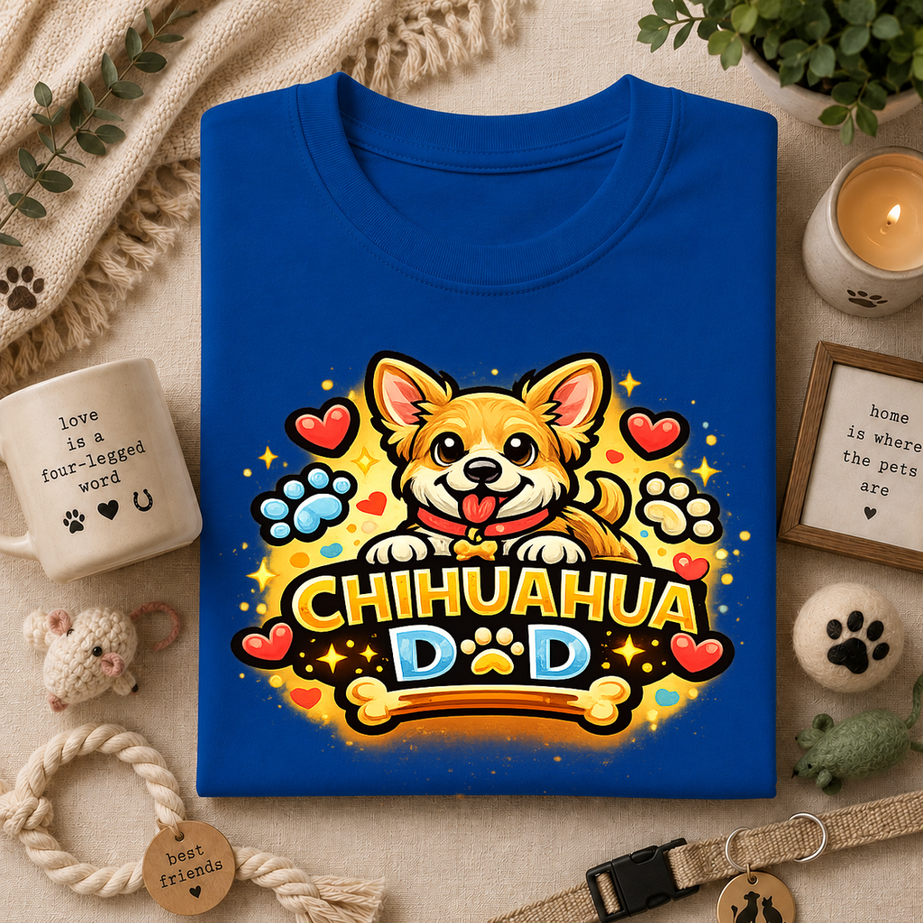 Chihuahua Dad T-Shirt — Dog Dad Love Tee