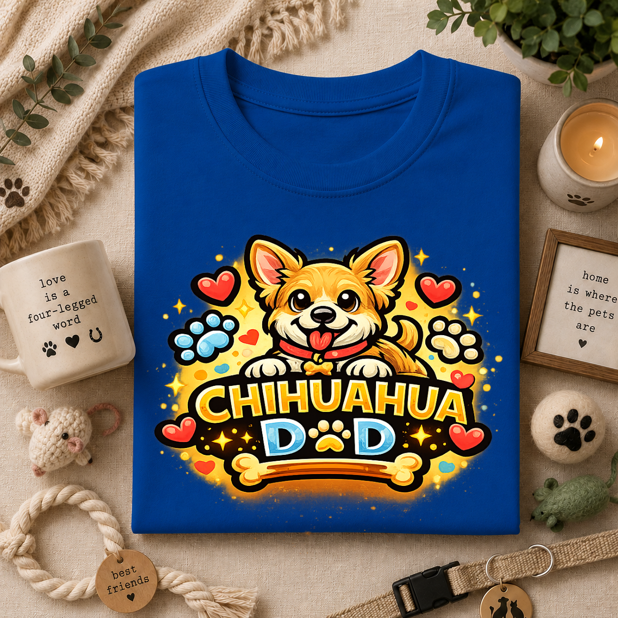Chihuahua Dad T-Shirt — Dog Dad Love Tee