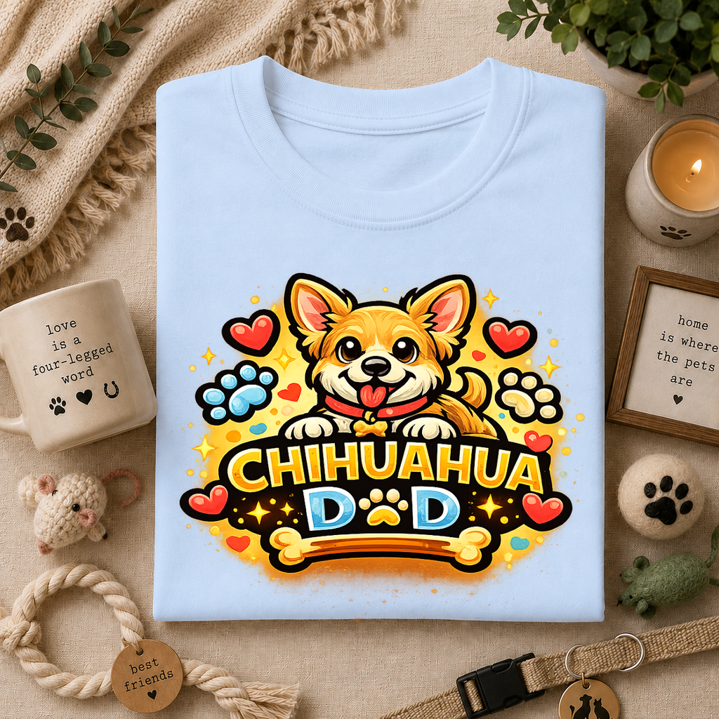 Chihuahua Dad T-Shirt — Dog Dad Love Tee