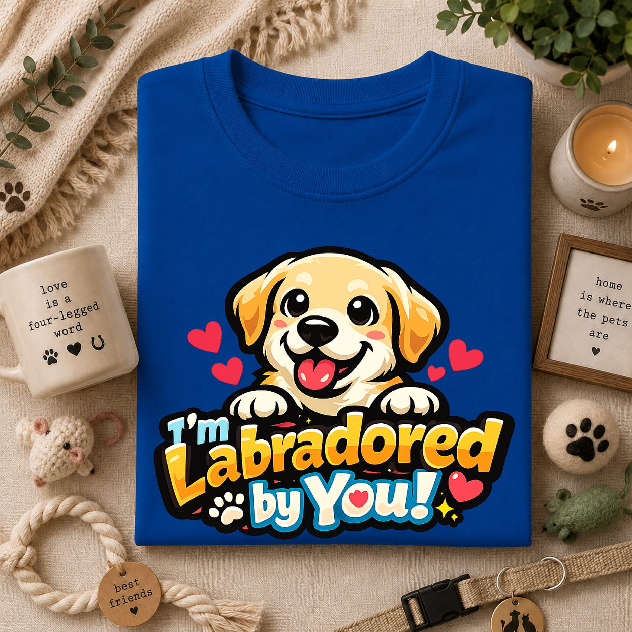 "I'm Labradored by You" Dog Lover Tee — Labradored Cute Puppy T‑Shirt