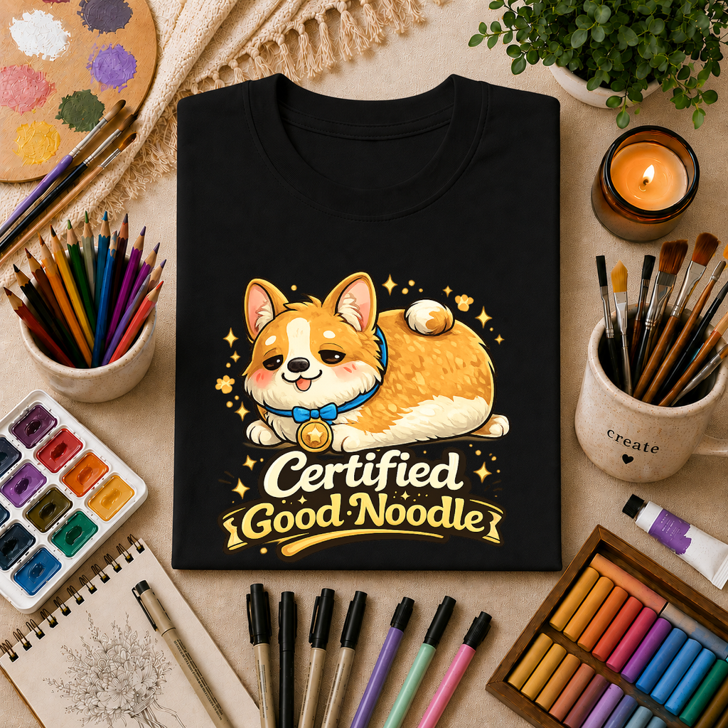 Certified Good Noodle Corgi T-Shirt