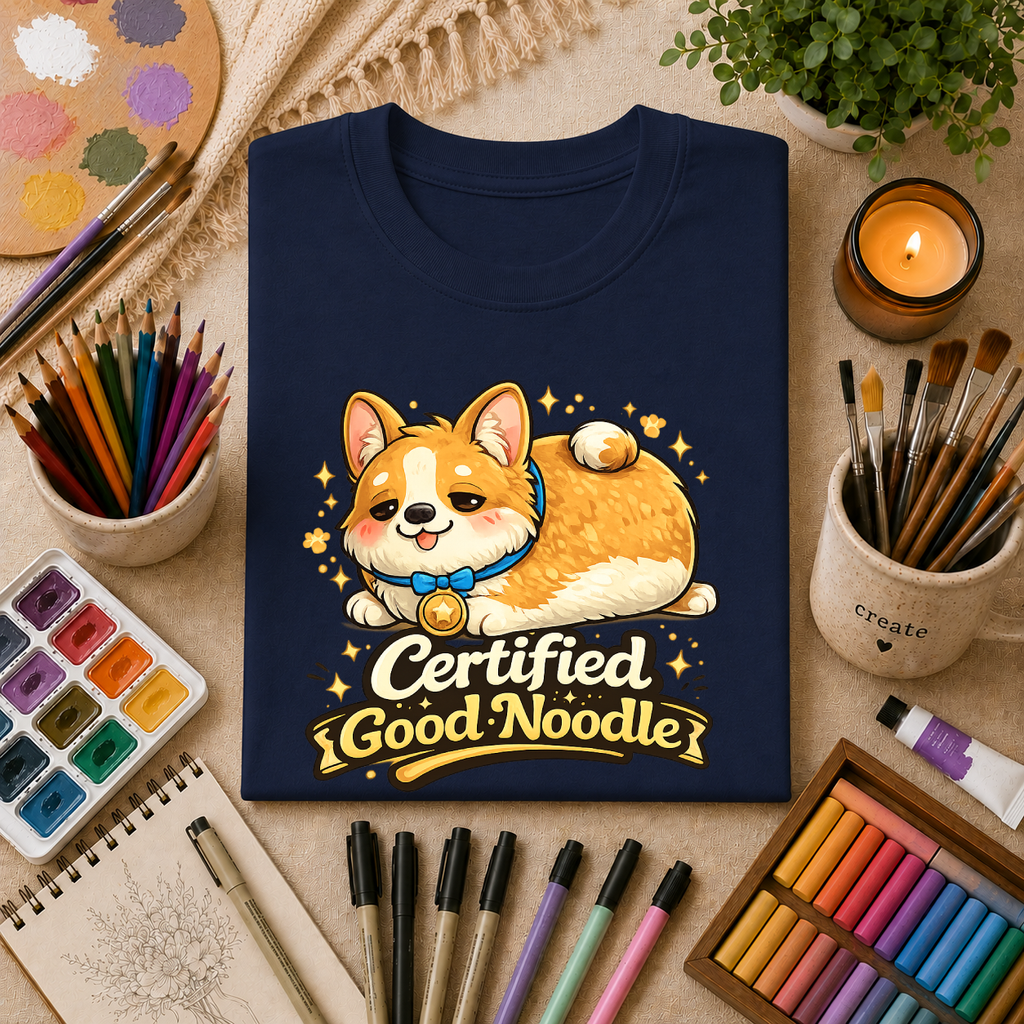 Certified Good Noodle Corgi T-Shirt