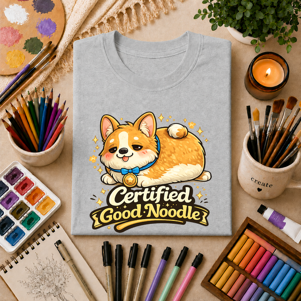 Certified Good Noodle Corgi T-Shirt