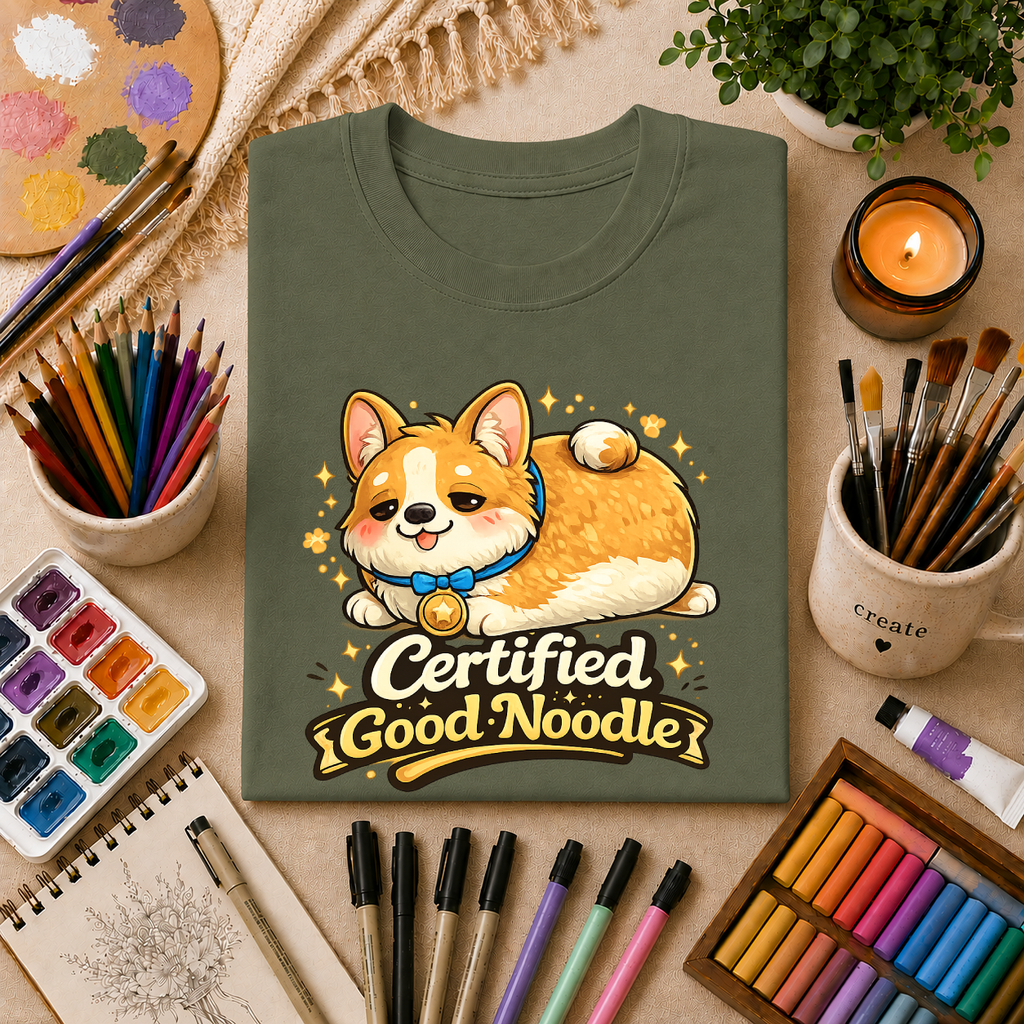 Certified Good Noodle Corgi T-Shirt