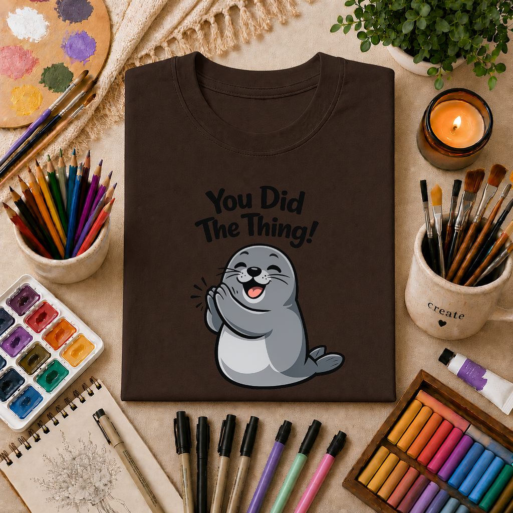 You Did The Thing! | Cute Seal T-Shirt Gift