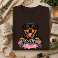 Rottie Mama T-Shirt — Cute Rottweiler Dog Mom Tee