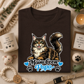 Maine Coon Papa T-Shirt — Cool Cat Dad Tee