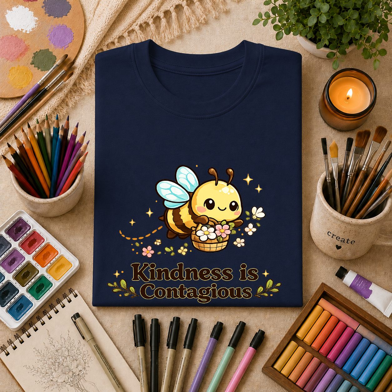 Kindness Is Contagious - Bumble Bee T-Shirt