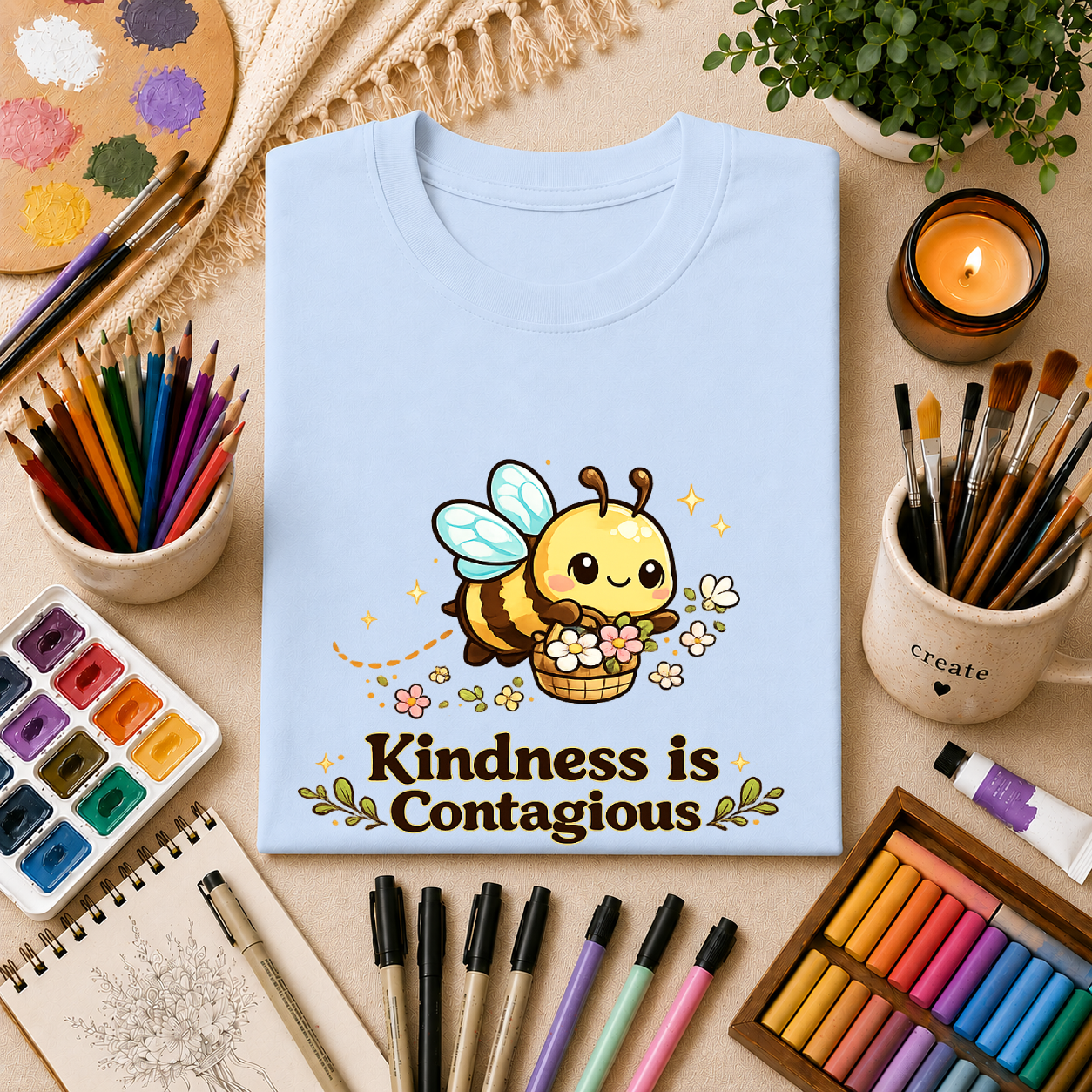 Kindness Is Contagious - Bumble Bee T-Shirt
