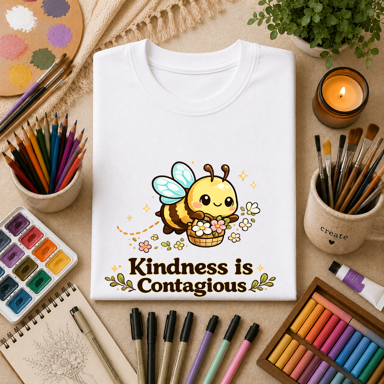 Kindness Is Contagious - Bumble Bee T-Shirt
