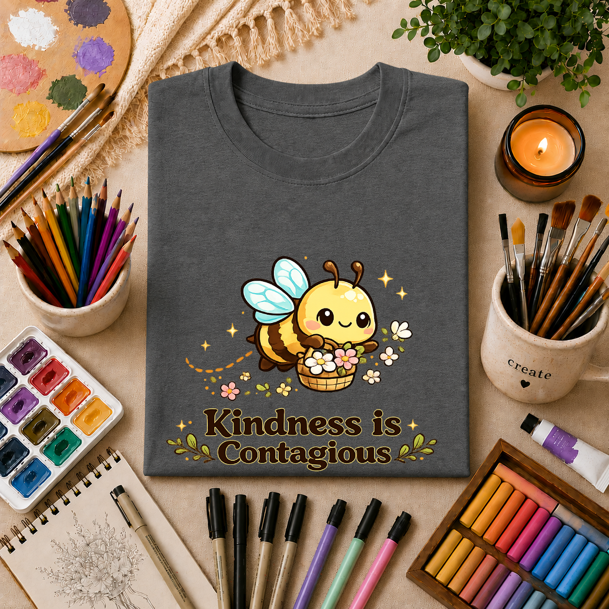Kindness Is Contagious - Bumble Bee T-Shirt
