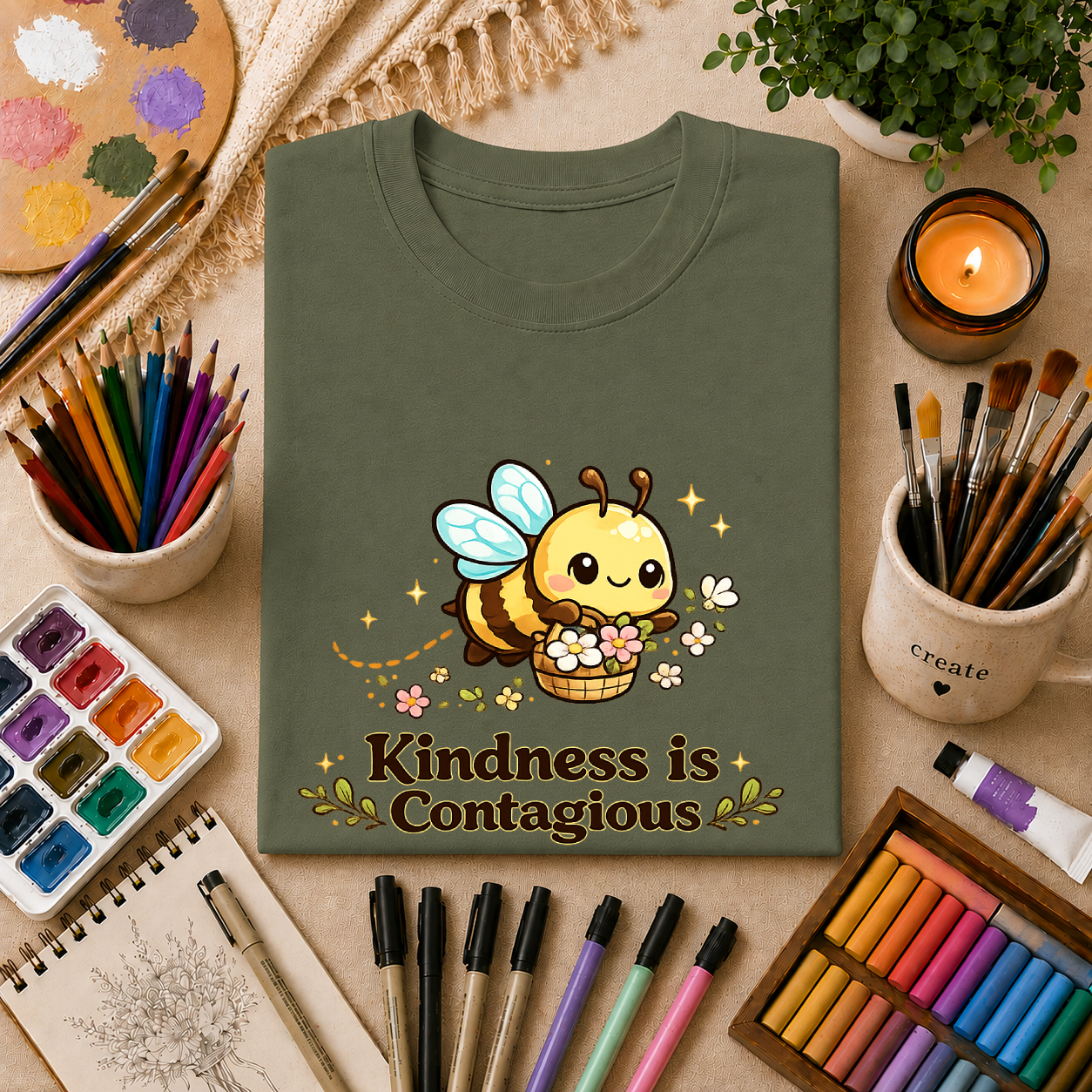 Kindness Is Contagious - Bumble Bee T-Shirt