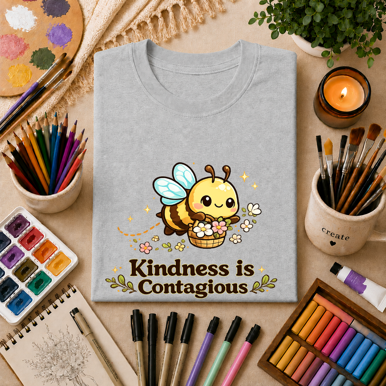 Kindness Is Contagious - Bumble Bee T-Shirt