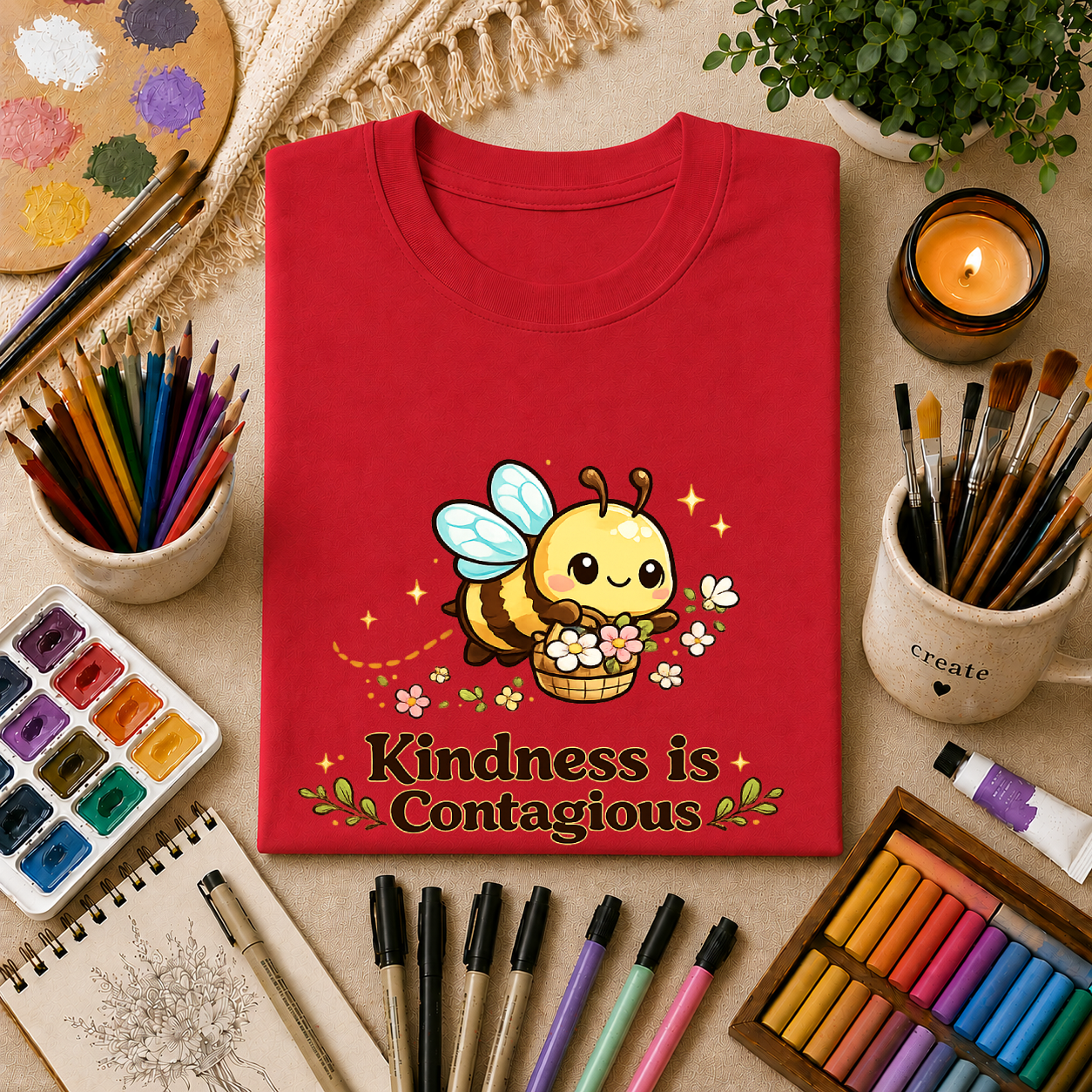 Kindness Is Contagious - Bumble Bee T-Shirt