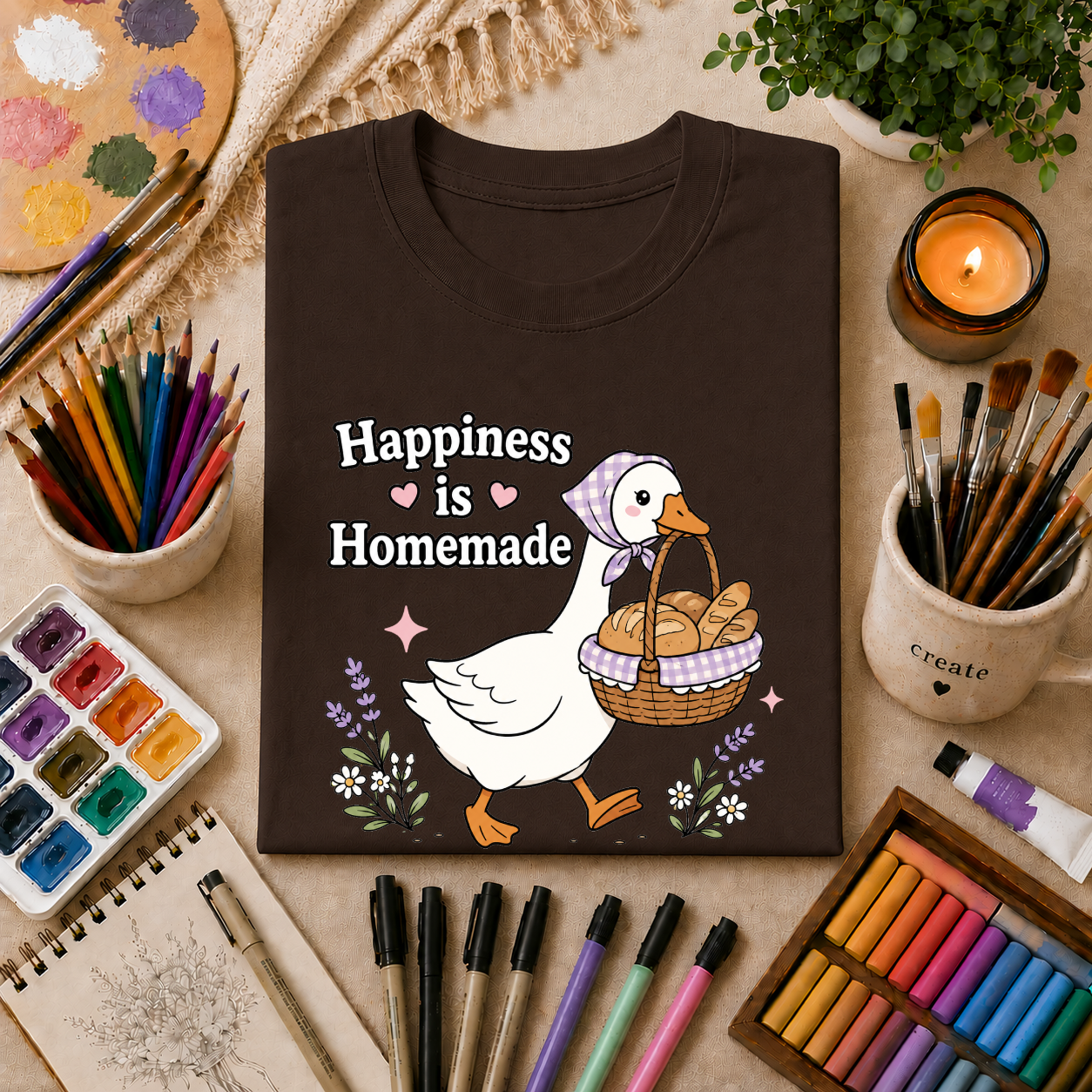 Happiness Is Homemade ~ Goose T-Shirt Gift Tee