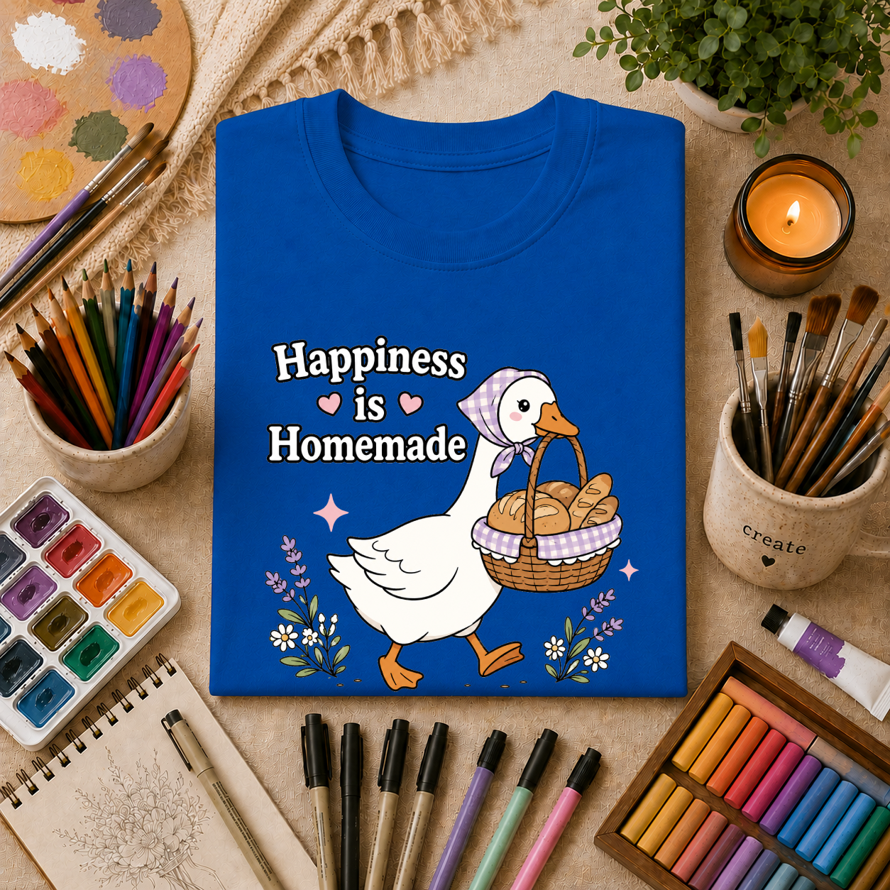 Happiness Is Homemade ~ Goose T-Shirt Gift Tee