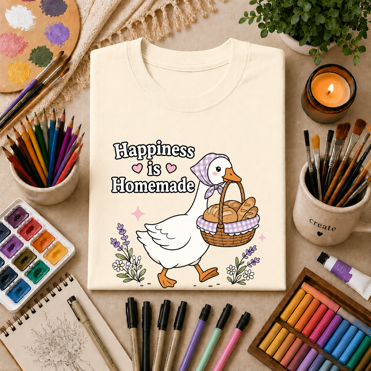 Happiness Is Homemade ~ Goose T-Shirt Gift Tee