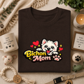 Bichon Mom T-Shirt — Cute Bichon Frise Mom Graphic Tee