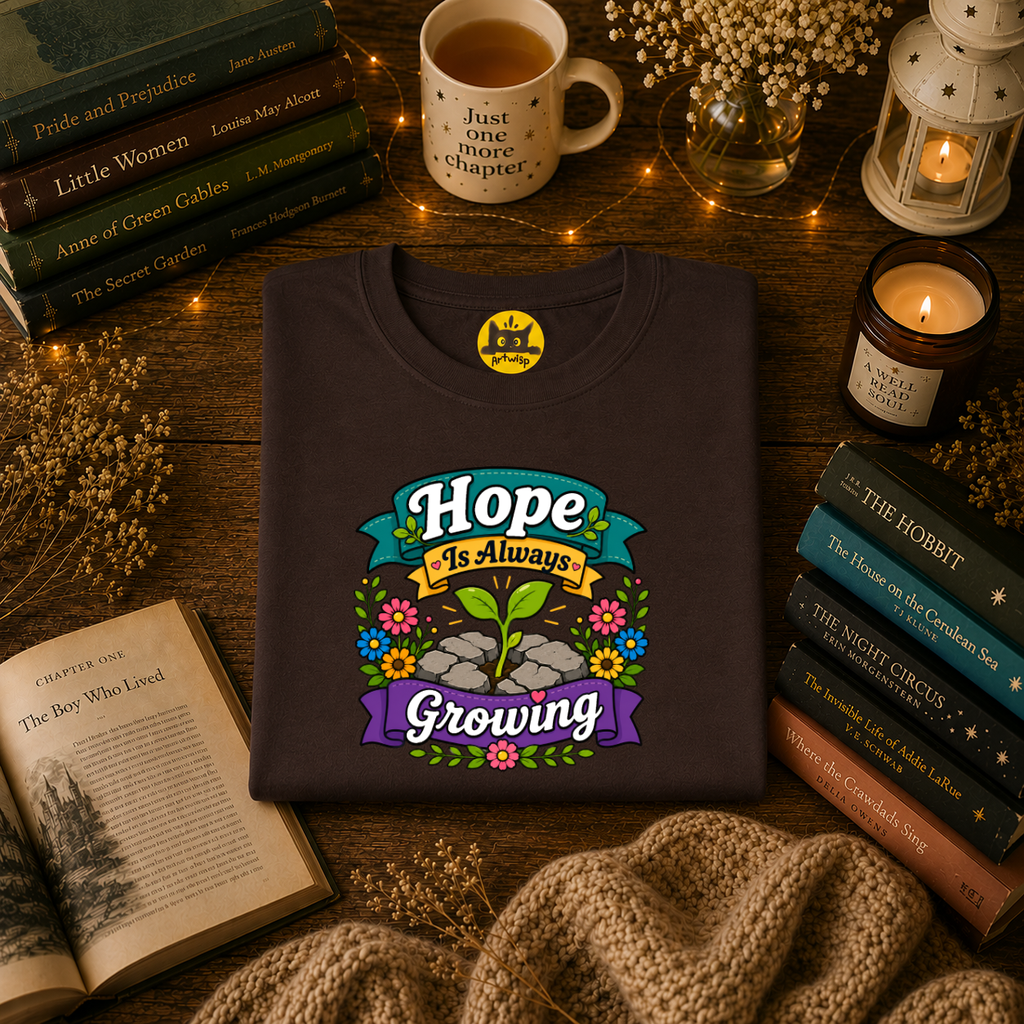 Hope Is Always Growing T-Shirt | Positivity Tee