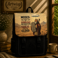 Moses Christian Shoulder Backpack – Classic Tech Biblical Humor Design