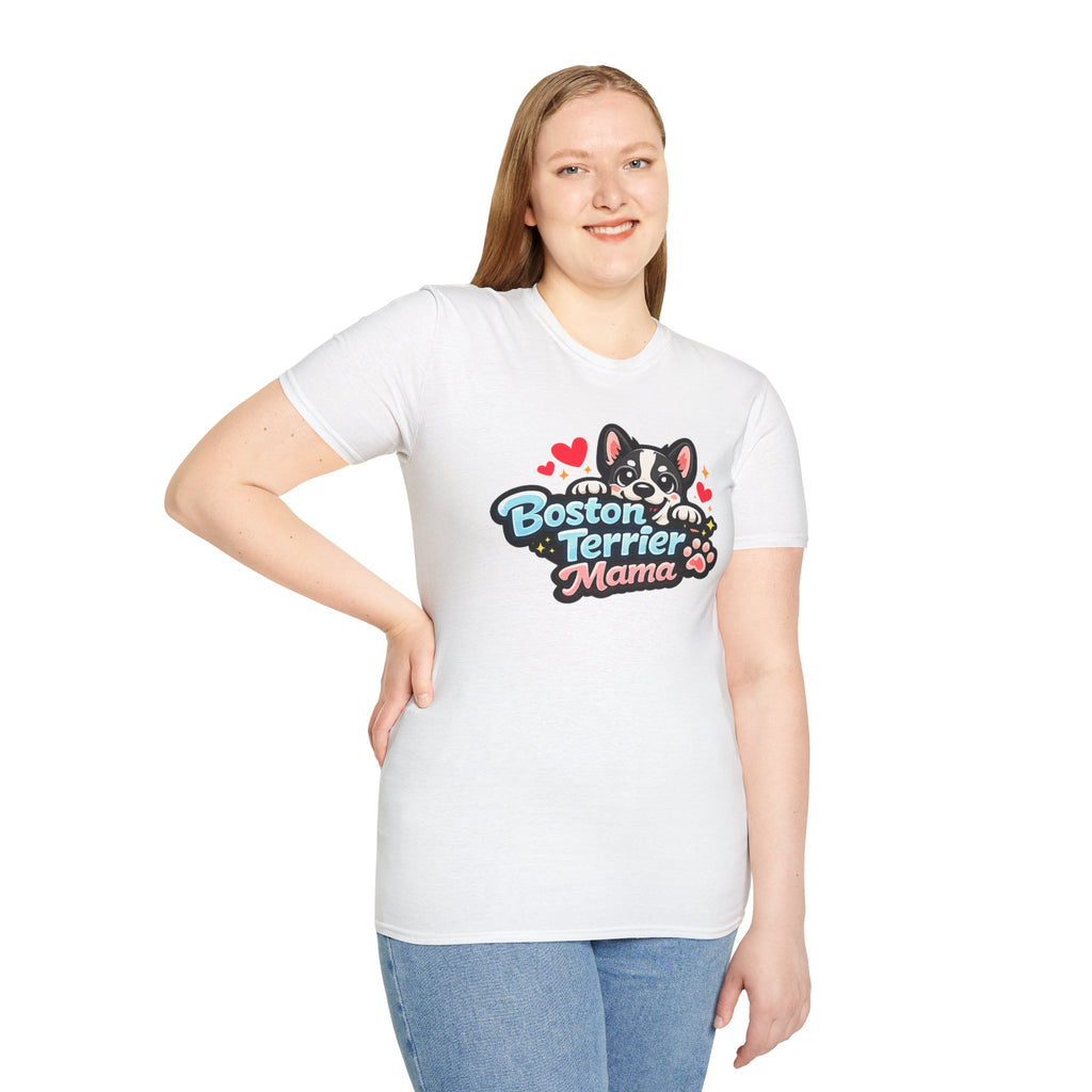 Boston Terrier Mama T‑Shirt — Cute Dog Mom Tee
