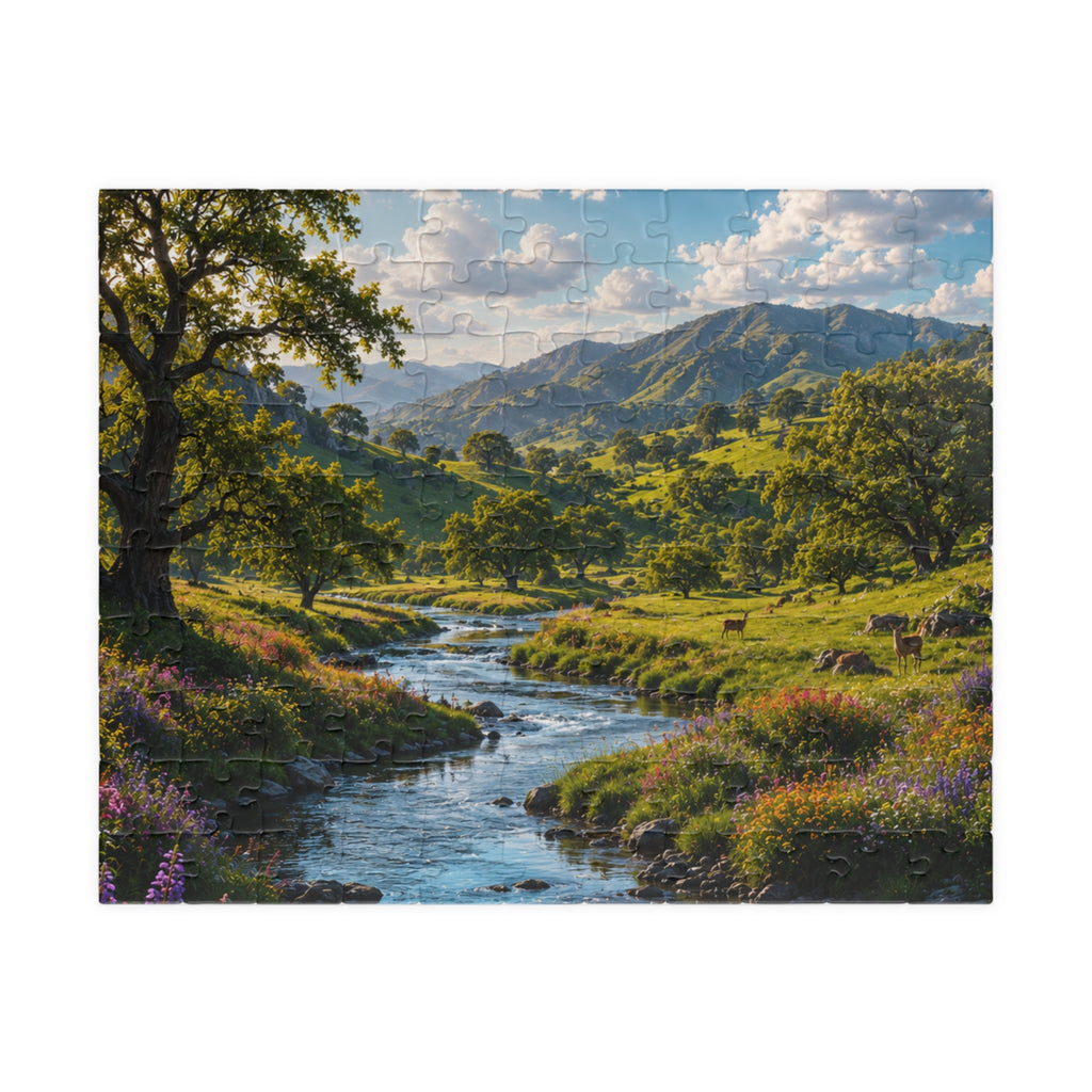 Scenic River Valley Jigsaw Puzzle — 110-1014 pcs Nature Puzzle