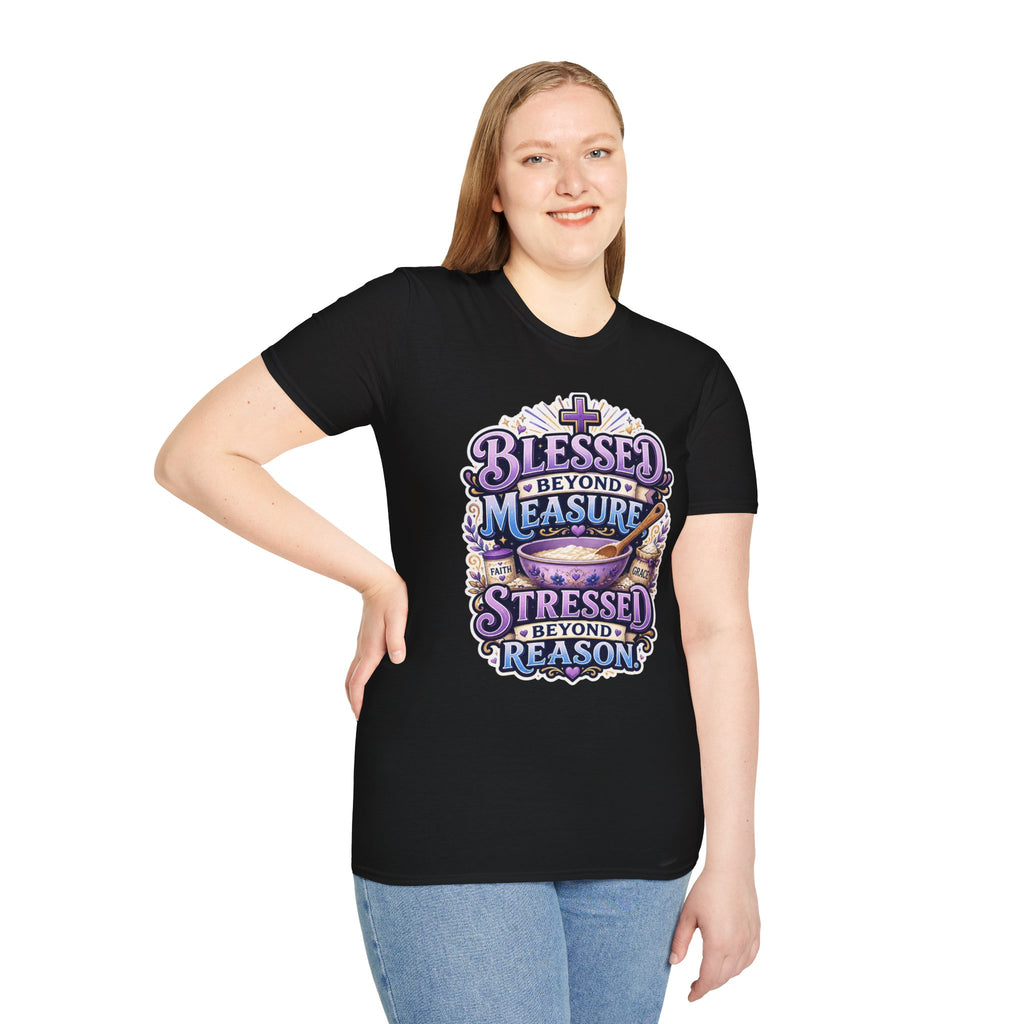 Blessed Beyond Measure T-Shirt — Faith-Inspired Christian Graphic Tee