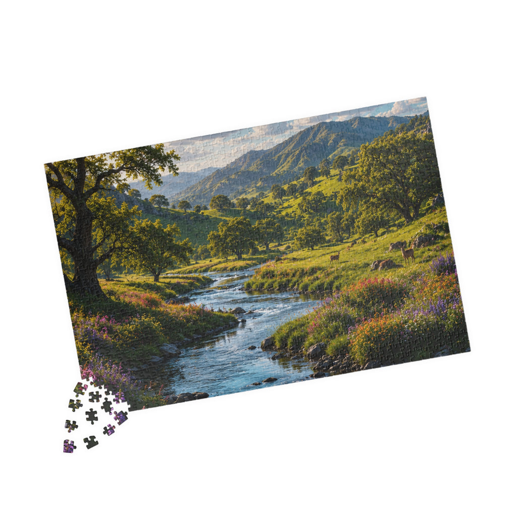 Scenic River Valley Jigsaw Puzzle — 110-1014 pcs Nature Puzzle