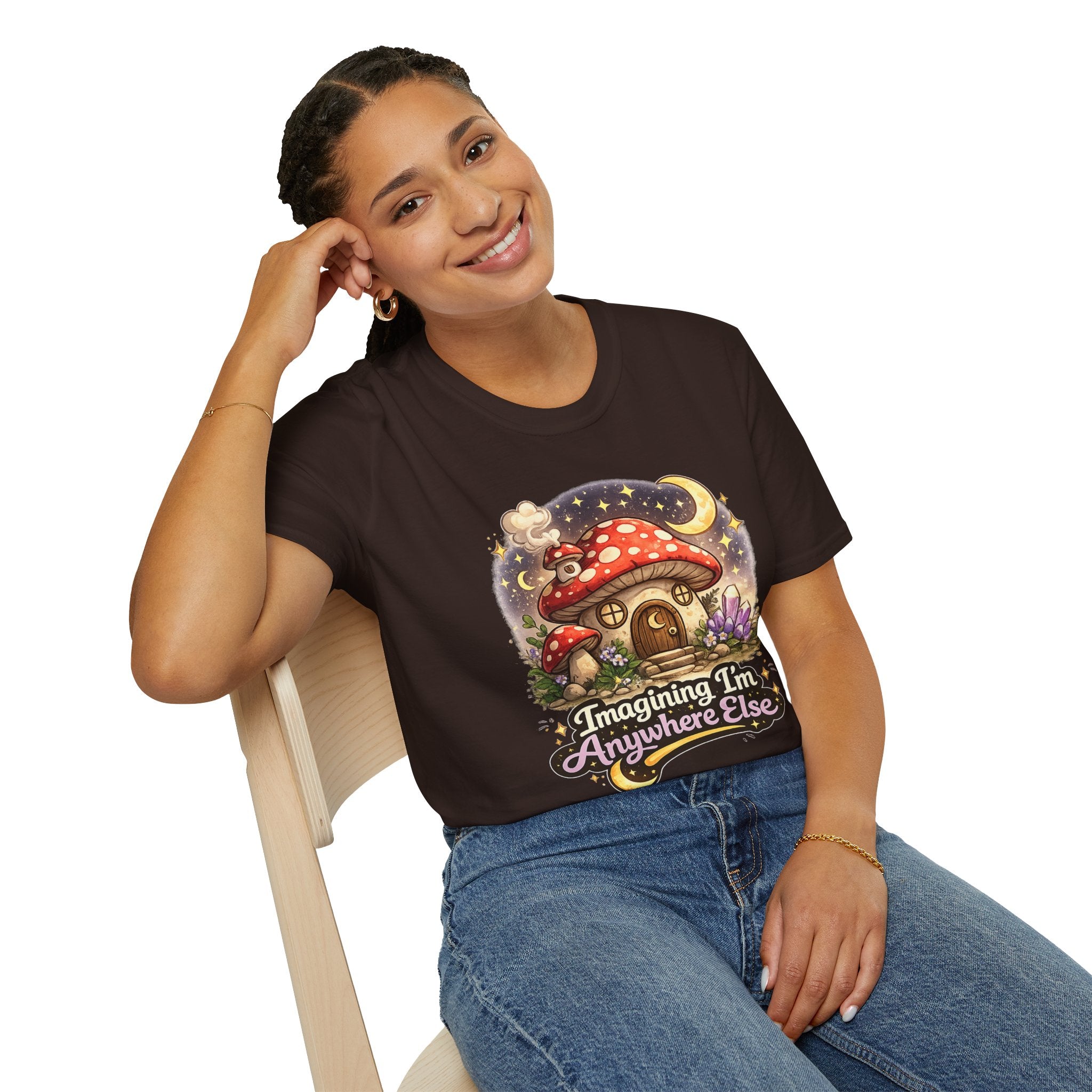 Imagining I'm Anywhere Else | Unisex Softstyle T-Shirt