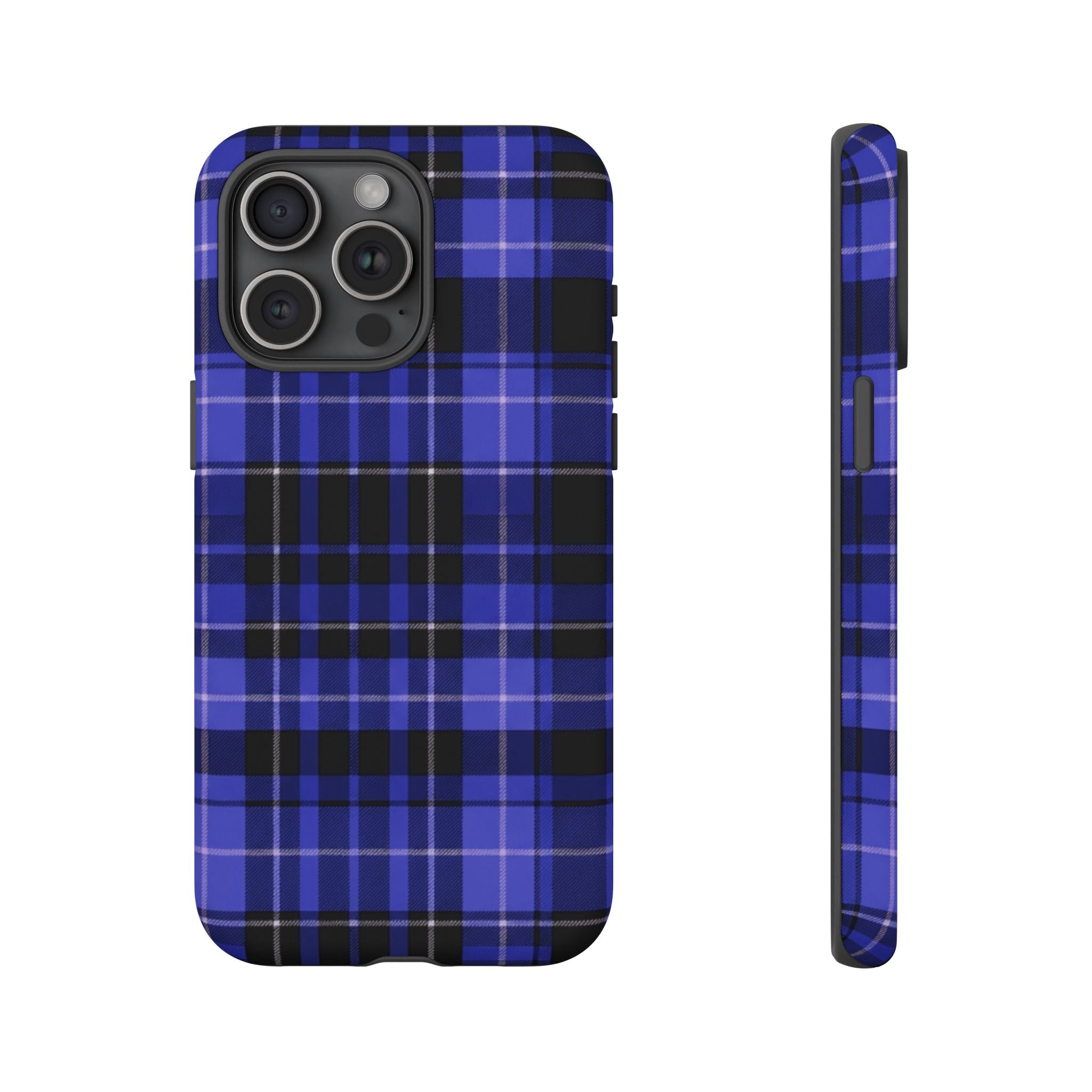 Blue Buffalo Plaid Tough Case — Blue Plaid Protective Phone Case