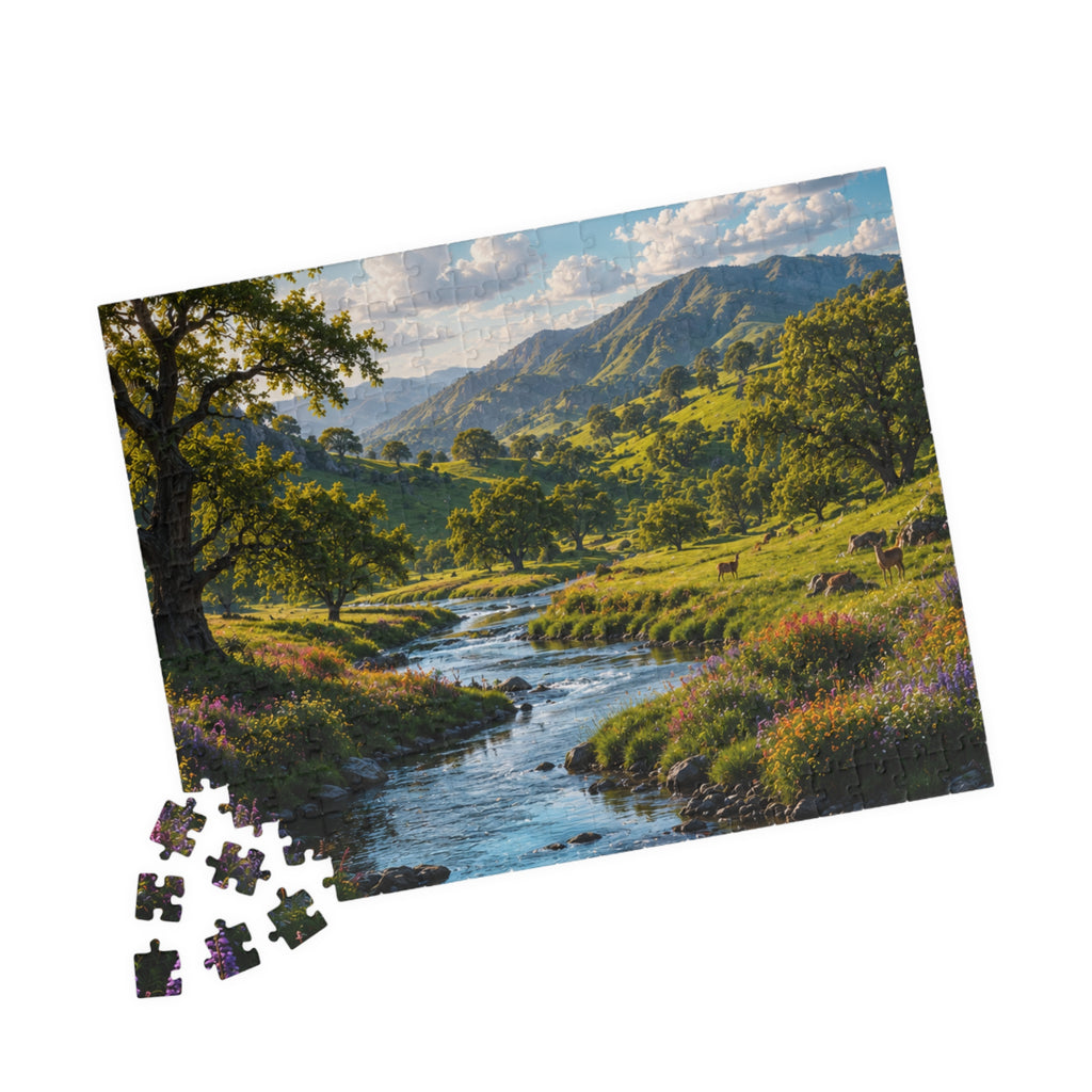 Scenic River Valley Jigsaw Puzzle — 110-1014 pcs Nature Puzzle