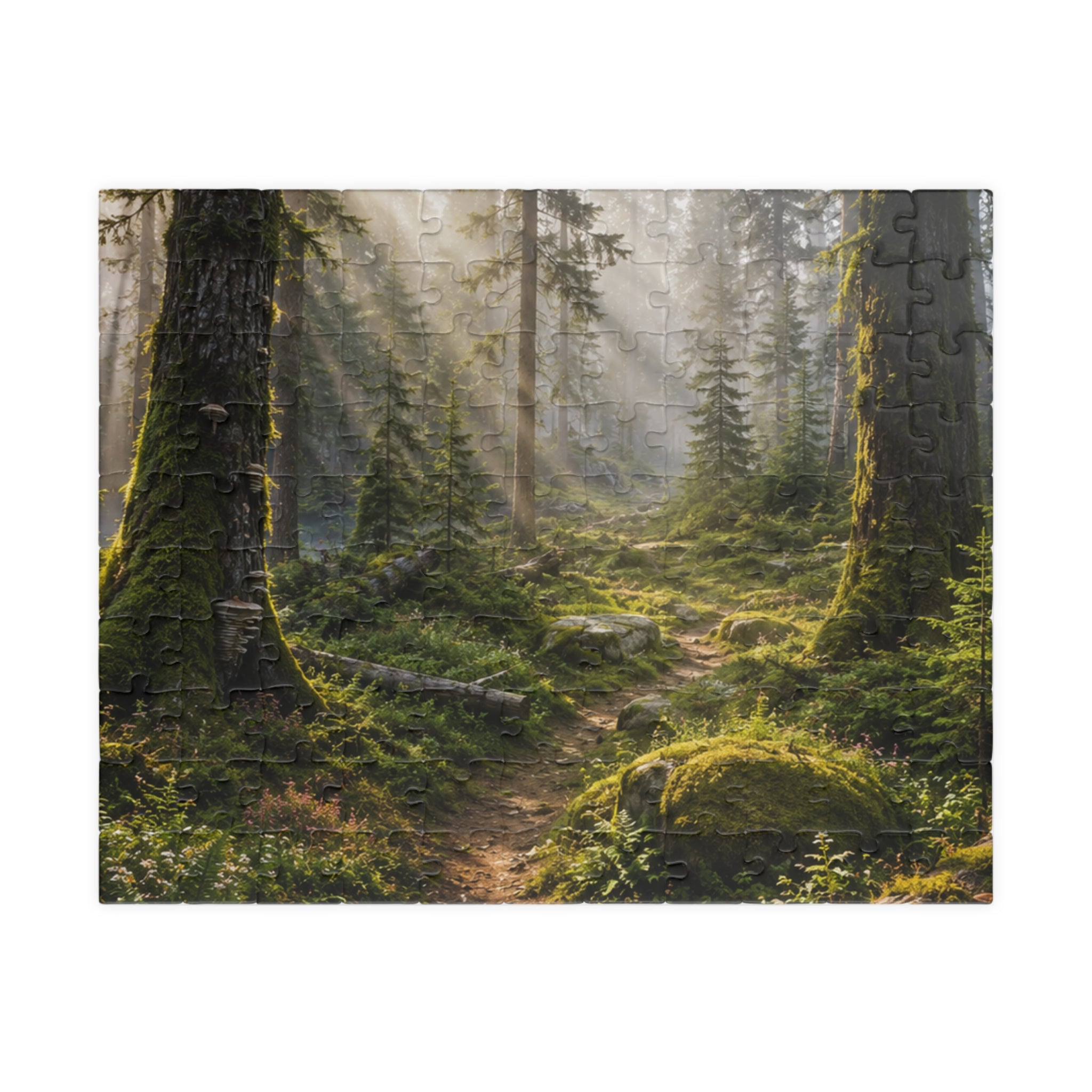 Mystic Forest Path Puzzle — Scenic Woodland Jigsaw (110/252/520/1014 pcs)