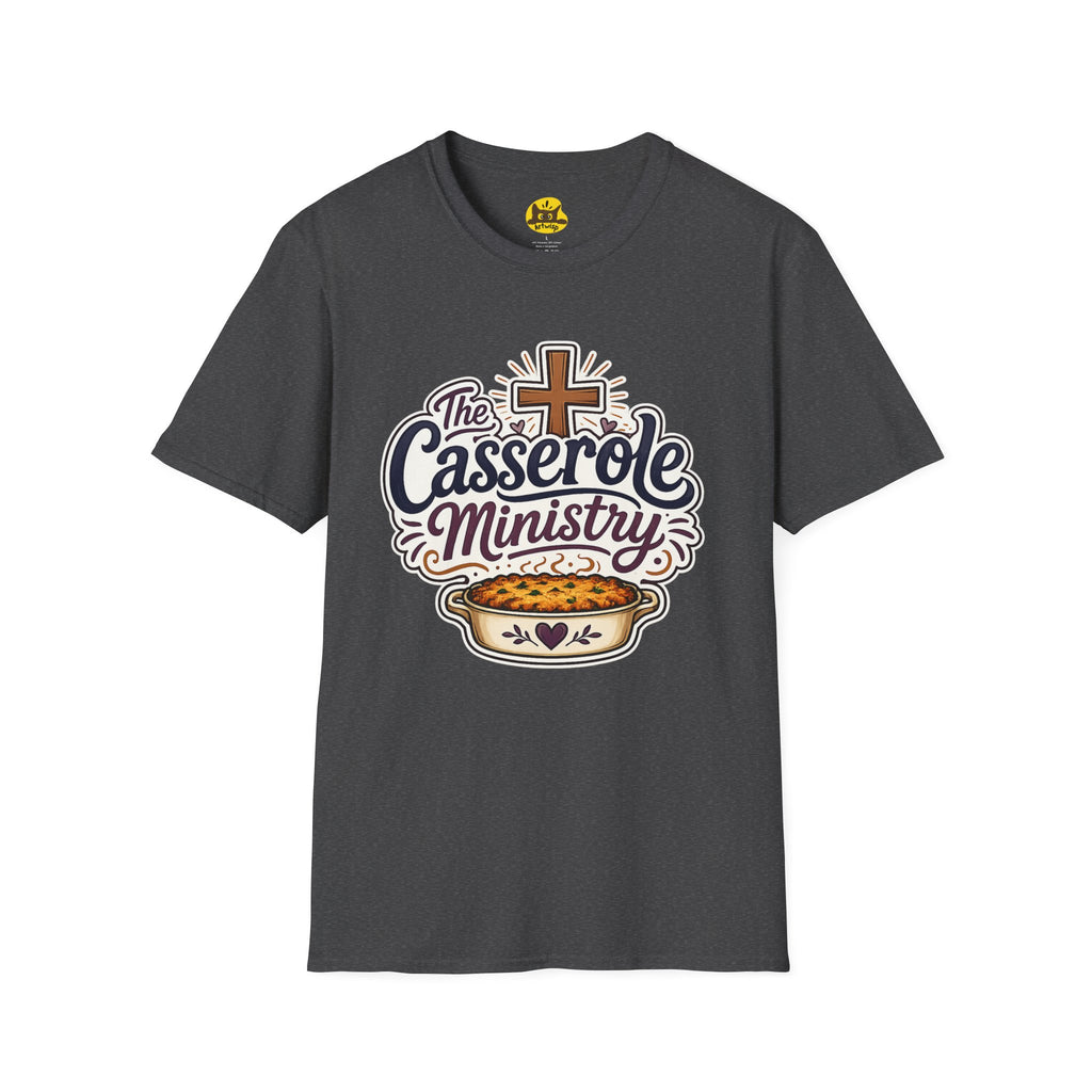 Casserole Ministry T‑Shirt — Faith & Fellowship Church Cooking Crew Tee