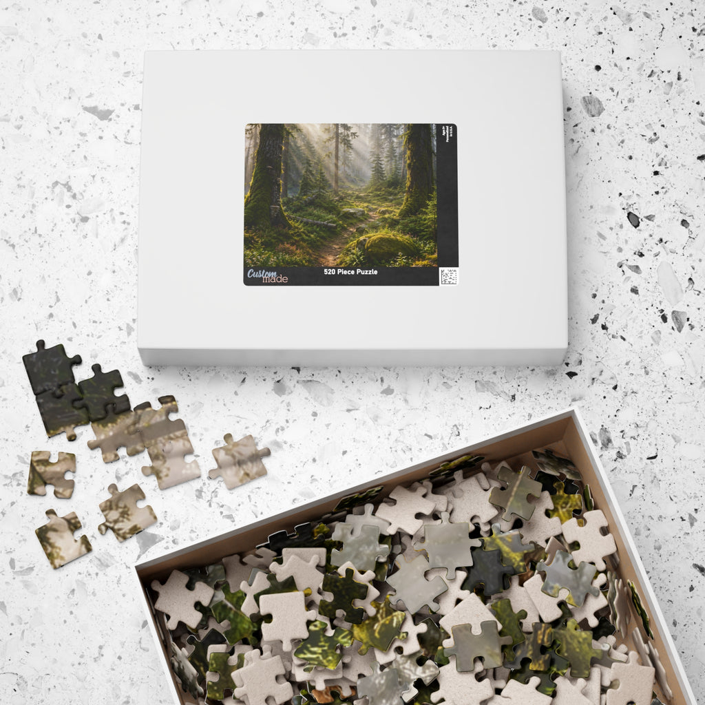 Mystic Forest Path Puzzle — Scenic Woodland Jigsaw (110/252/520/1014 pcs)
