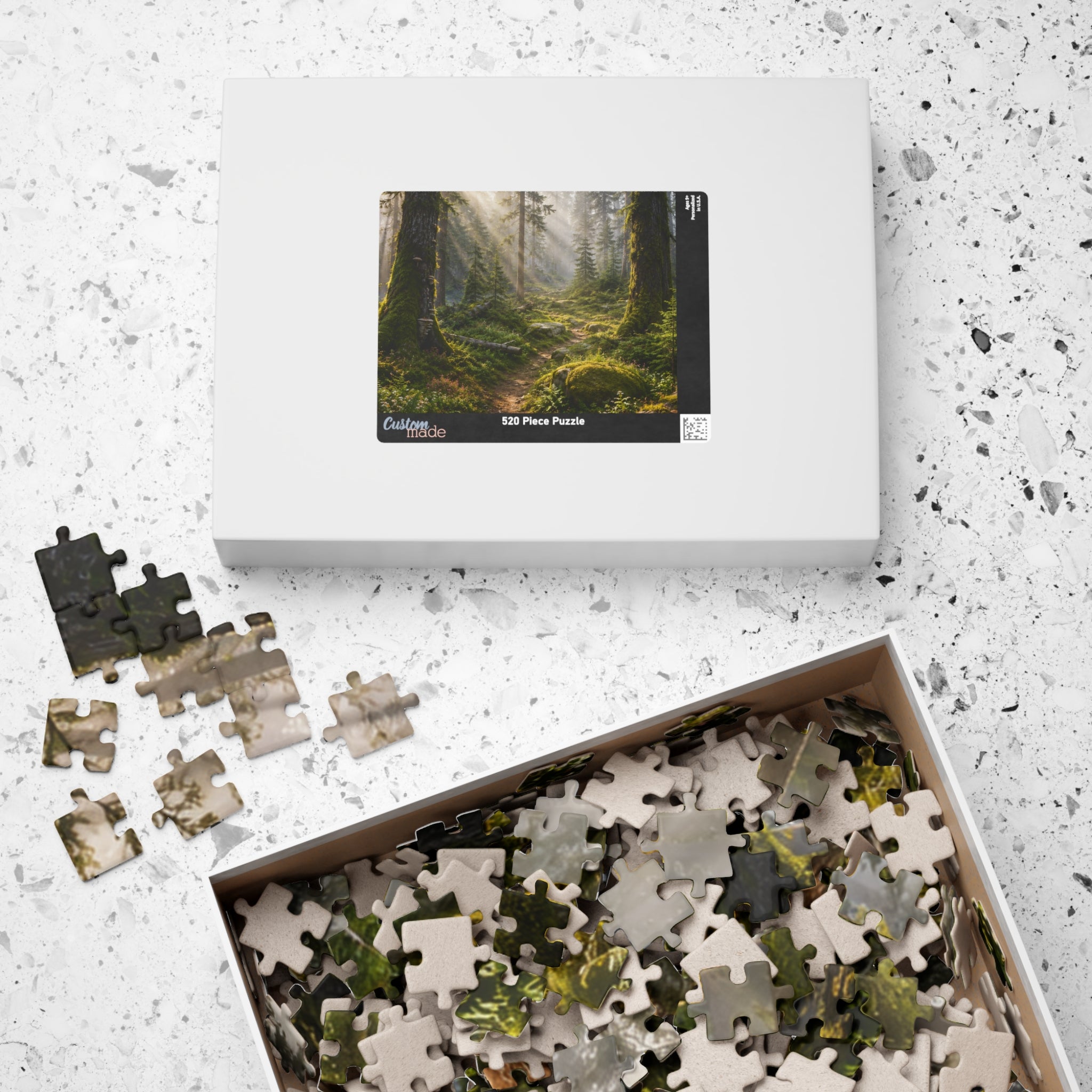 Mystic Forest Path Puzzle — Scenic Woodland Jigsaw (110/252/520/1014 pcs)