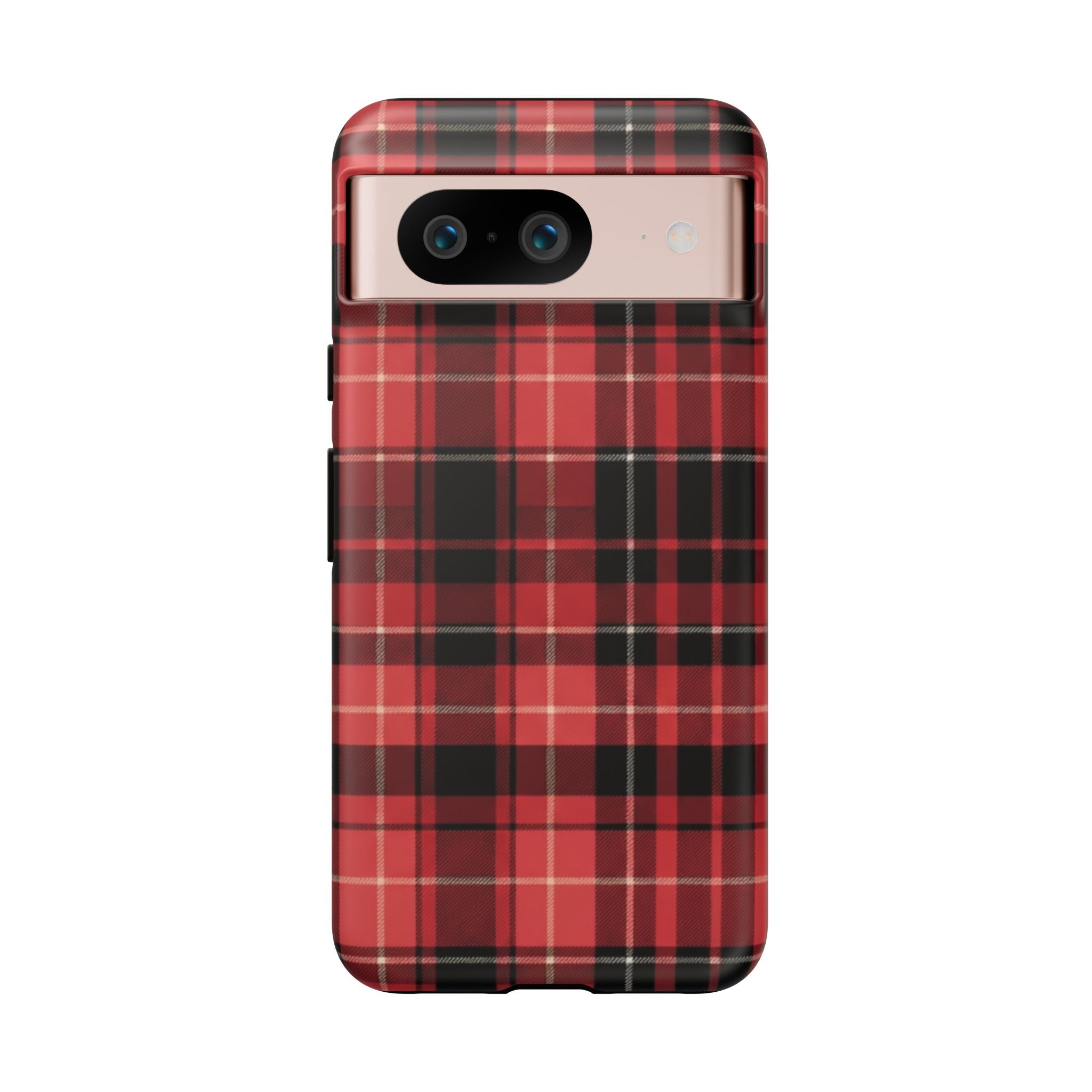 Red Black Buffalo Plaid Tough Phone Case