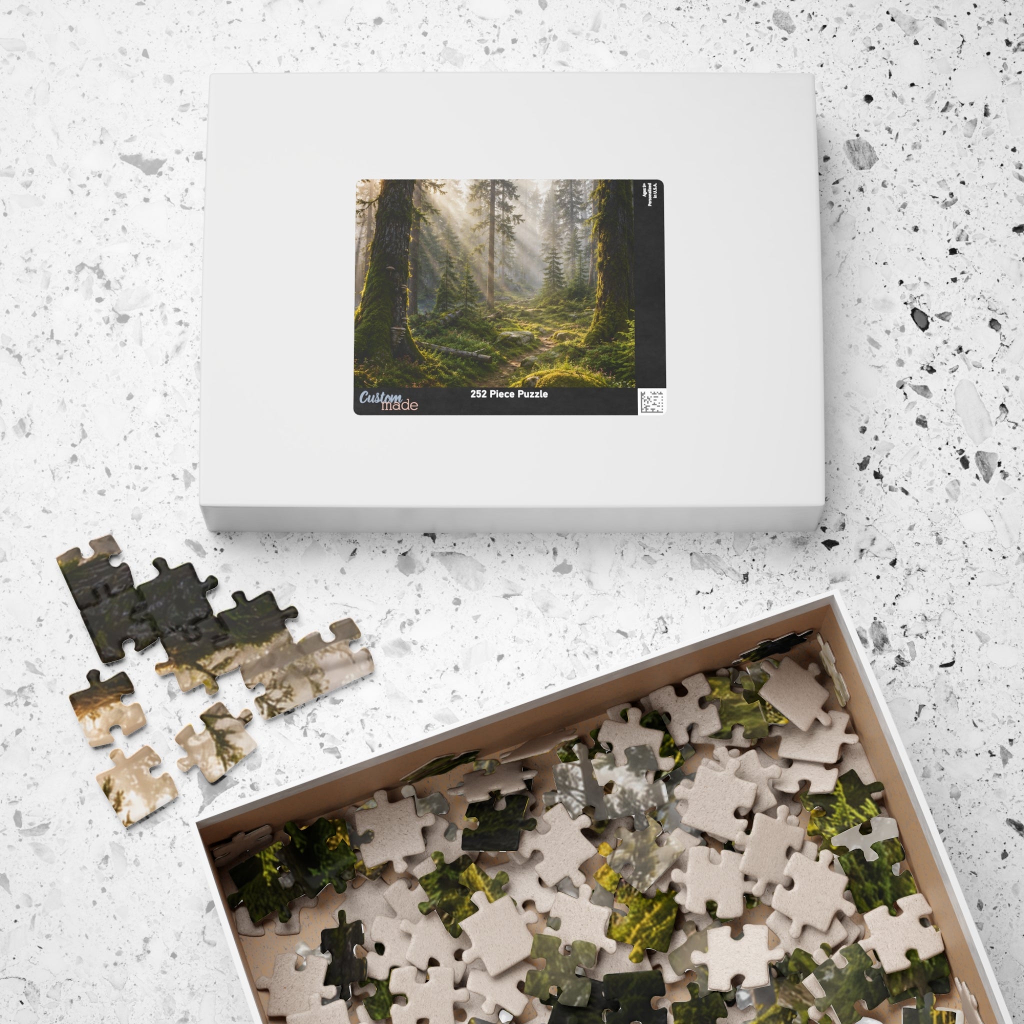Mystic Forest Path Puzzle — Scenic Woodland Jigsaw (110/252/520/1014 pcs)