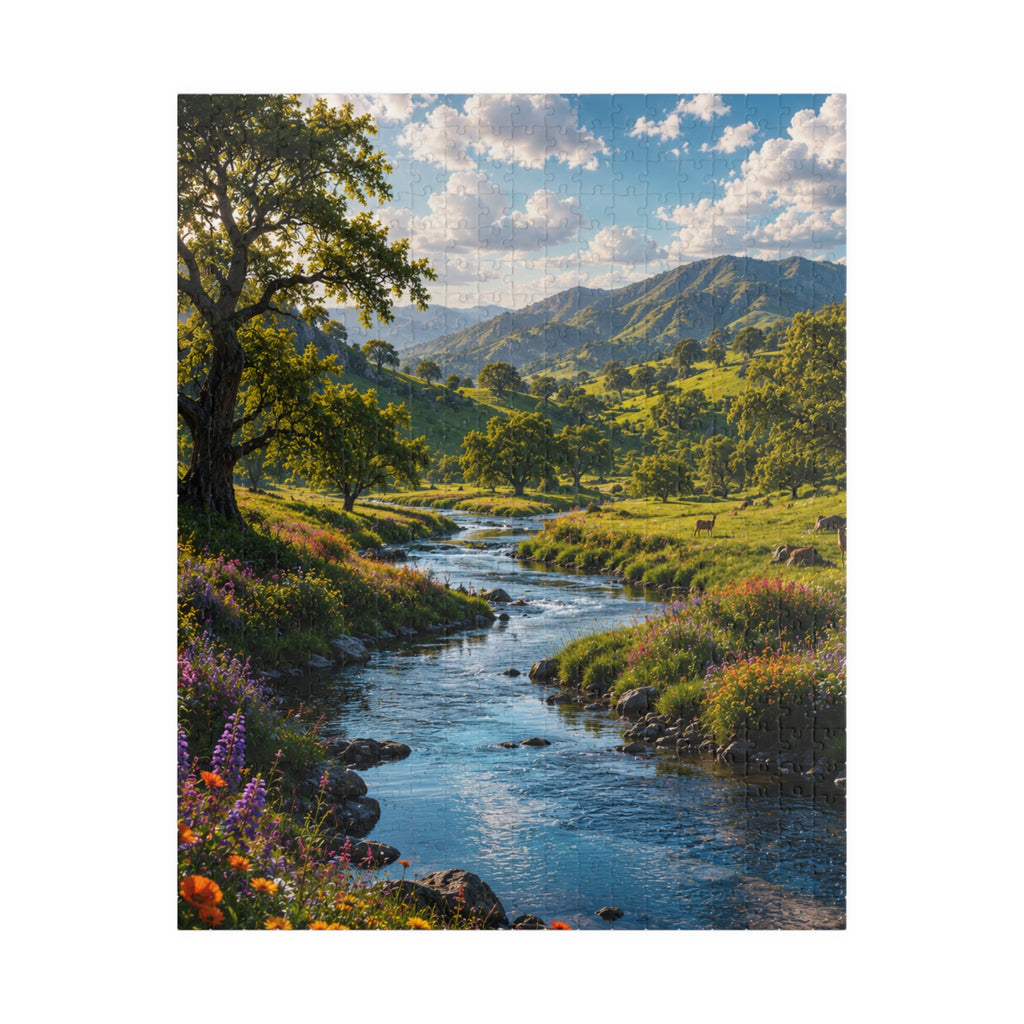 Scenic River Valley Jigsaw Puzzle — 110-1014 pcs Nature Puzzle