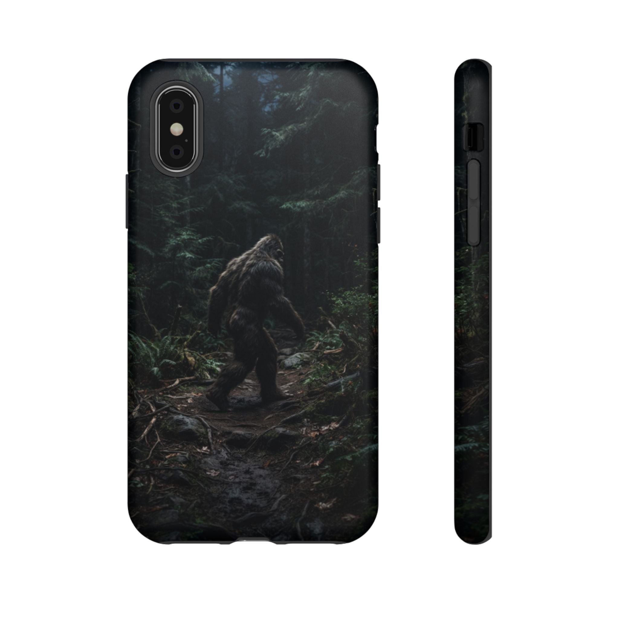 Bigfoot Forest Phone Case — Sasquatch Woodland Protective Cover