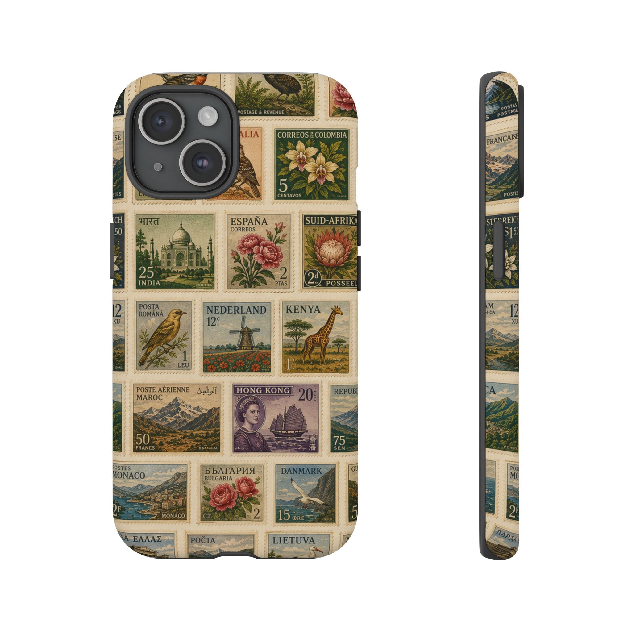 Vintage Postage Stamp Phone Case | Multiple Types